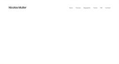 Desktop Screenshot of nicolasmuller.com